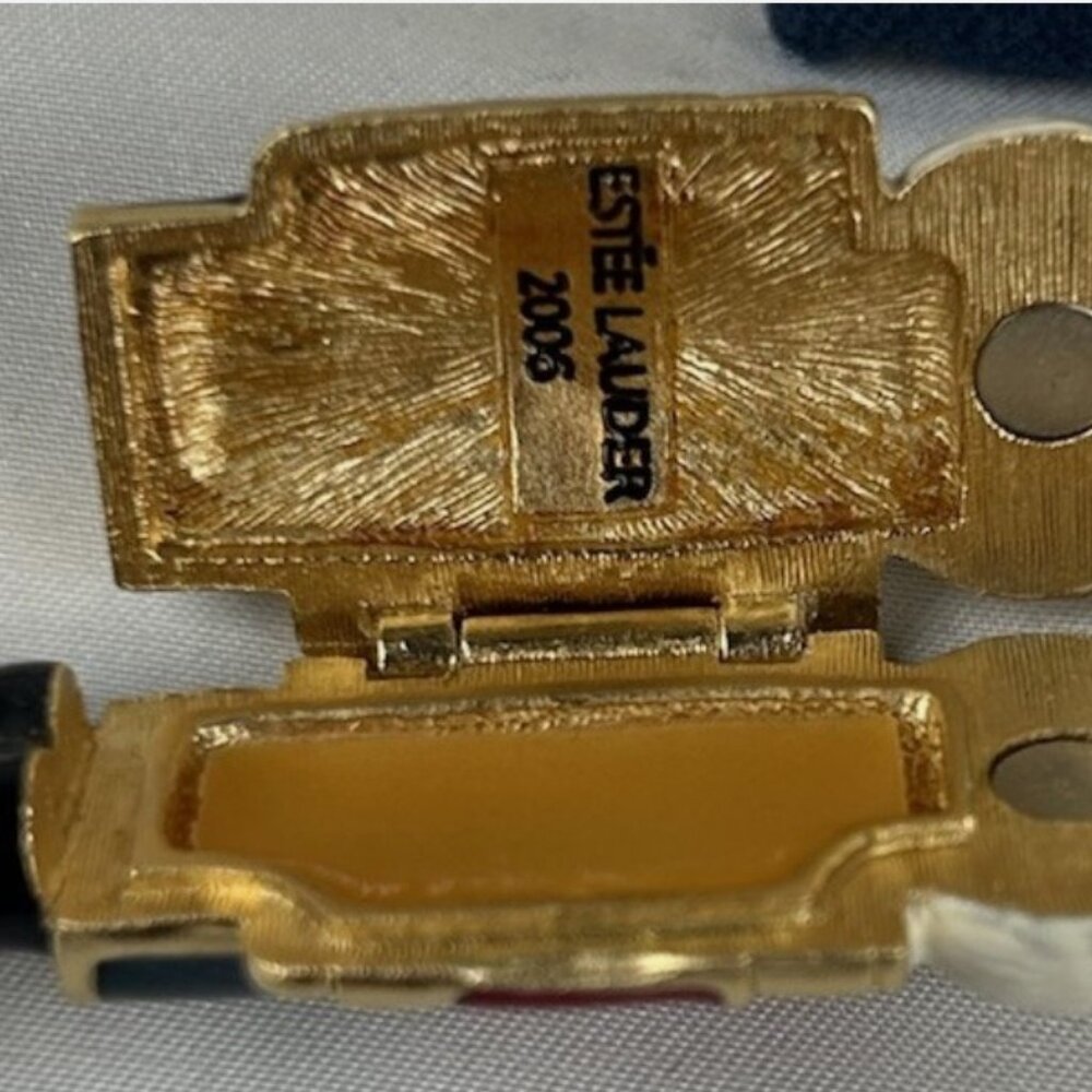 Estee Lauder Solid Perfume Holiday Nutcracker Com… - image 4